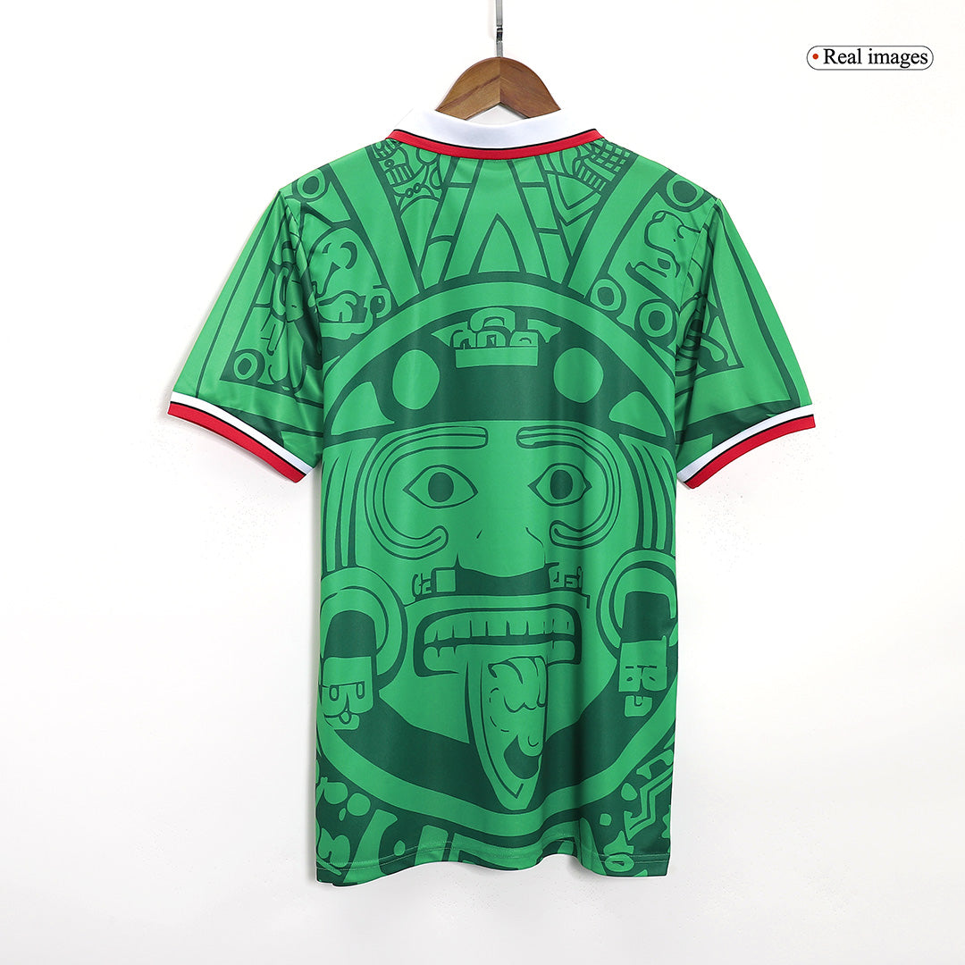 Retro 1998 Mexico Home Soccer Jersey