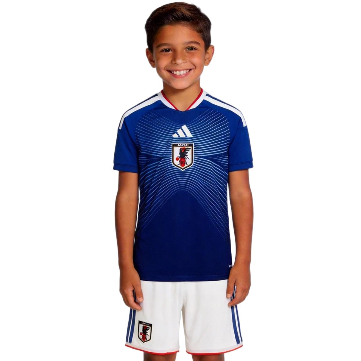 Kids Japan Home Soccer Kit 2026 World Cup Jersey