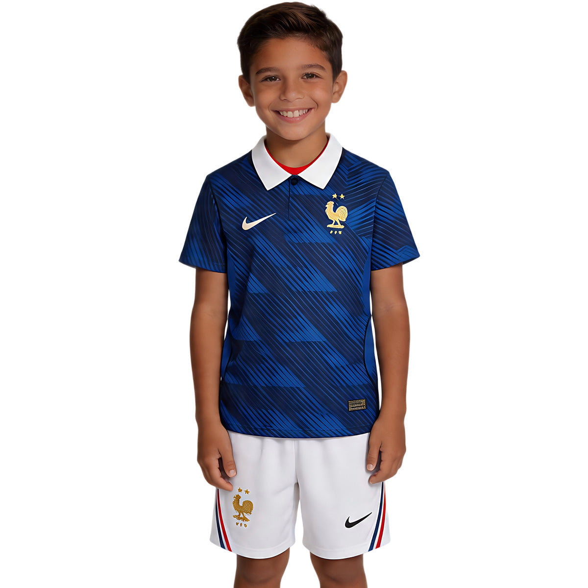 Kids France Home Soccer Kit 2026 World Cup Jersey