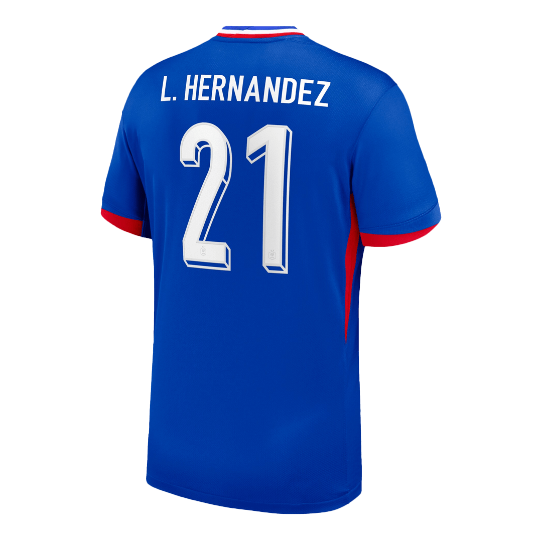 L.Hernandez #21 France Home Soccer Jersey