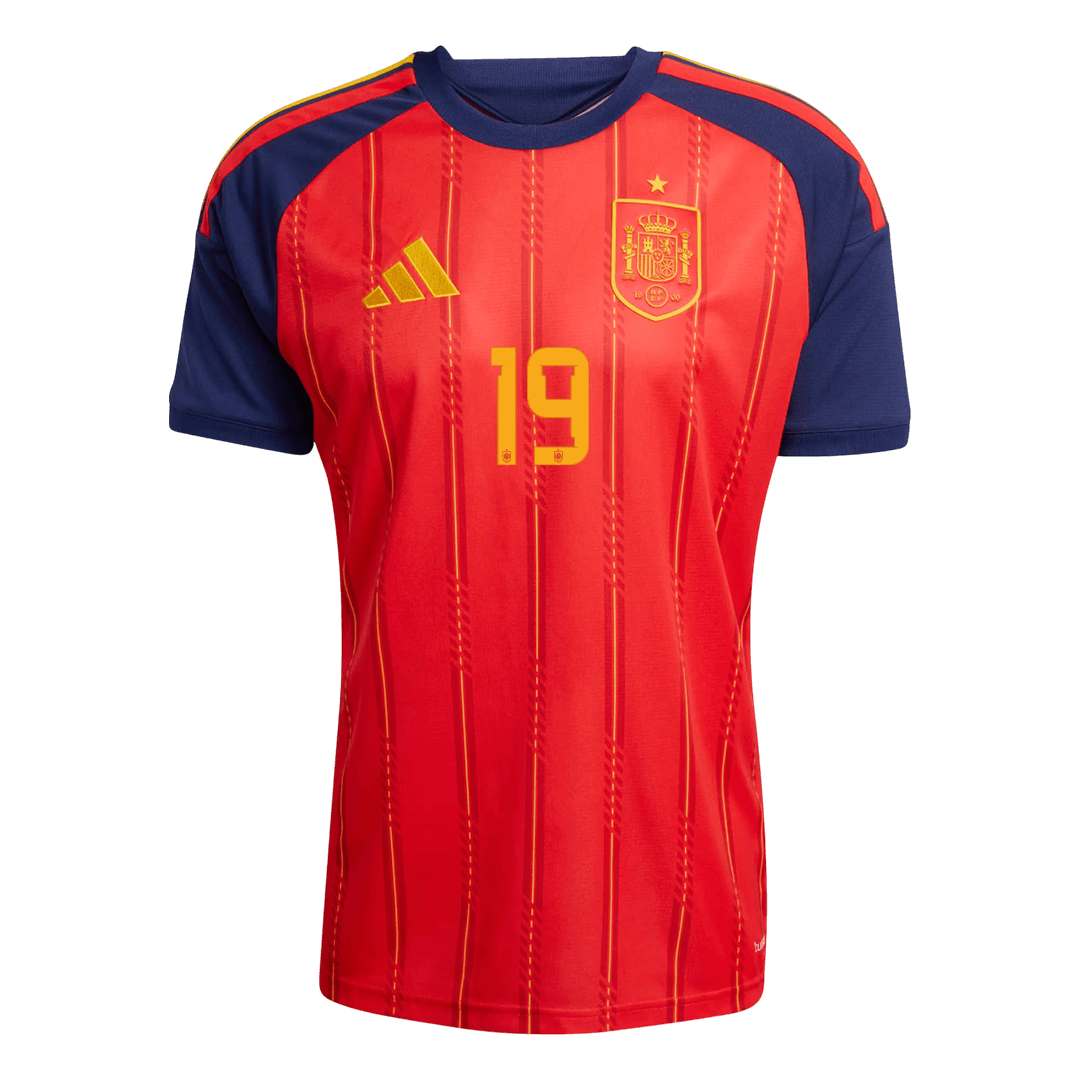 LAMINE YAMAL #19 Spain Home Soccer Jersey 2026