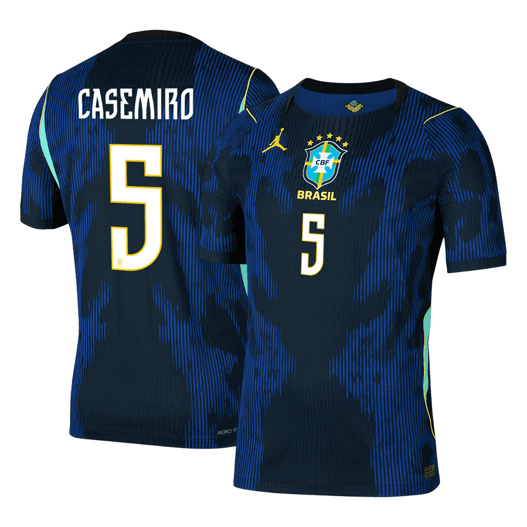 CASEMIRO #5 Brazil Away Soccer Jersey 2026 Player Version