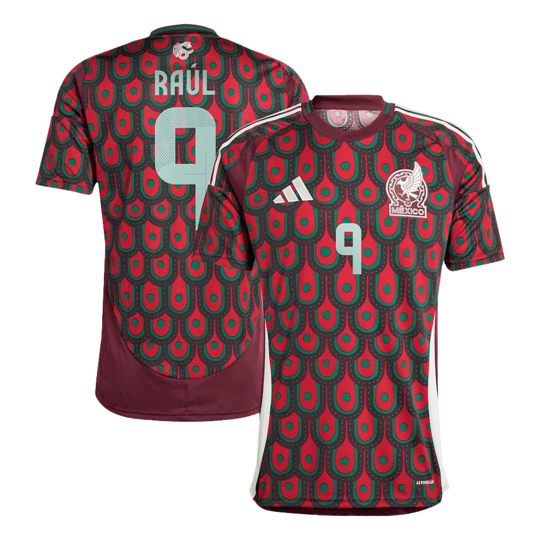 RAUL #9 Mexico Home 2024 Copa America Cup Jersey