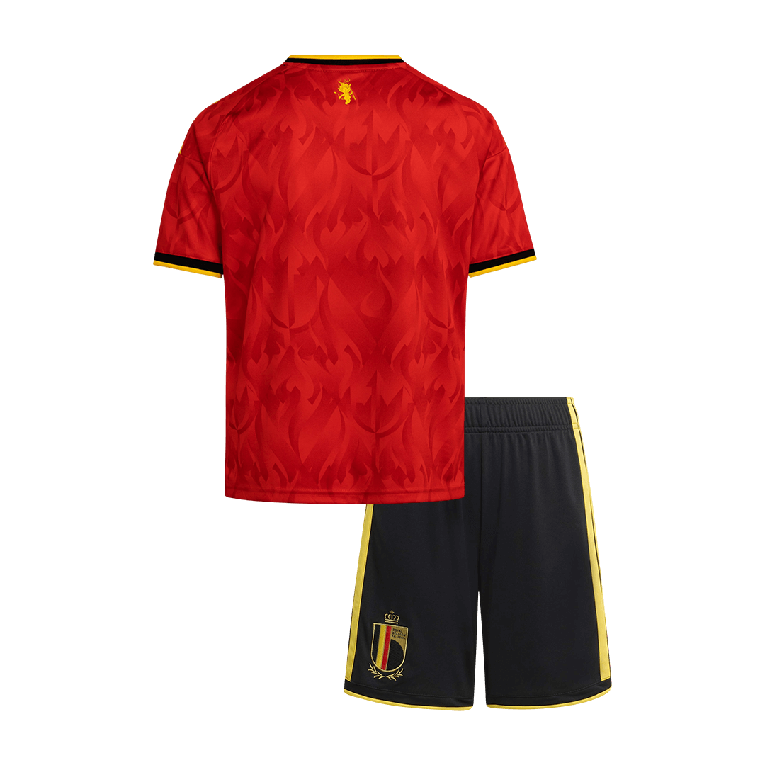 Kids Belgium Home Soccer Kit 2026 World Cup Jersey
