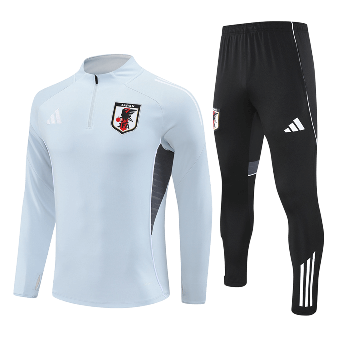 Japan Zipper Sweatshirt Soccer Kit (Top + Pants) White 2026