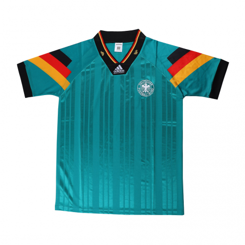 Voller #9 Retro Germany Away Jersey 1992