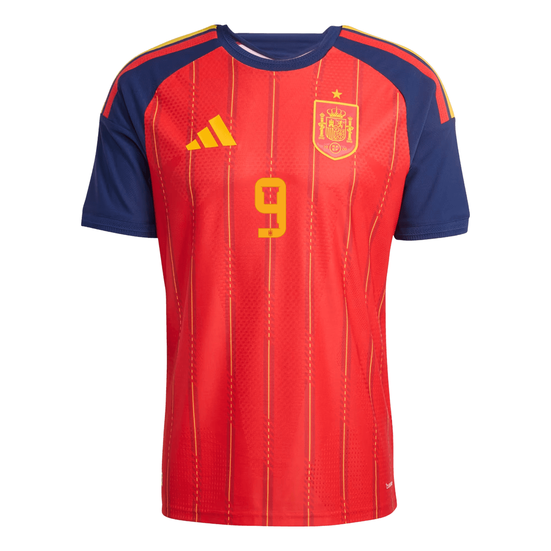 GAVI #9 Spain Home Soccer Jersey 2026 Player Version