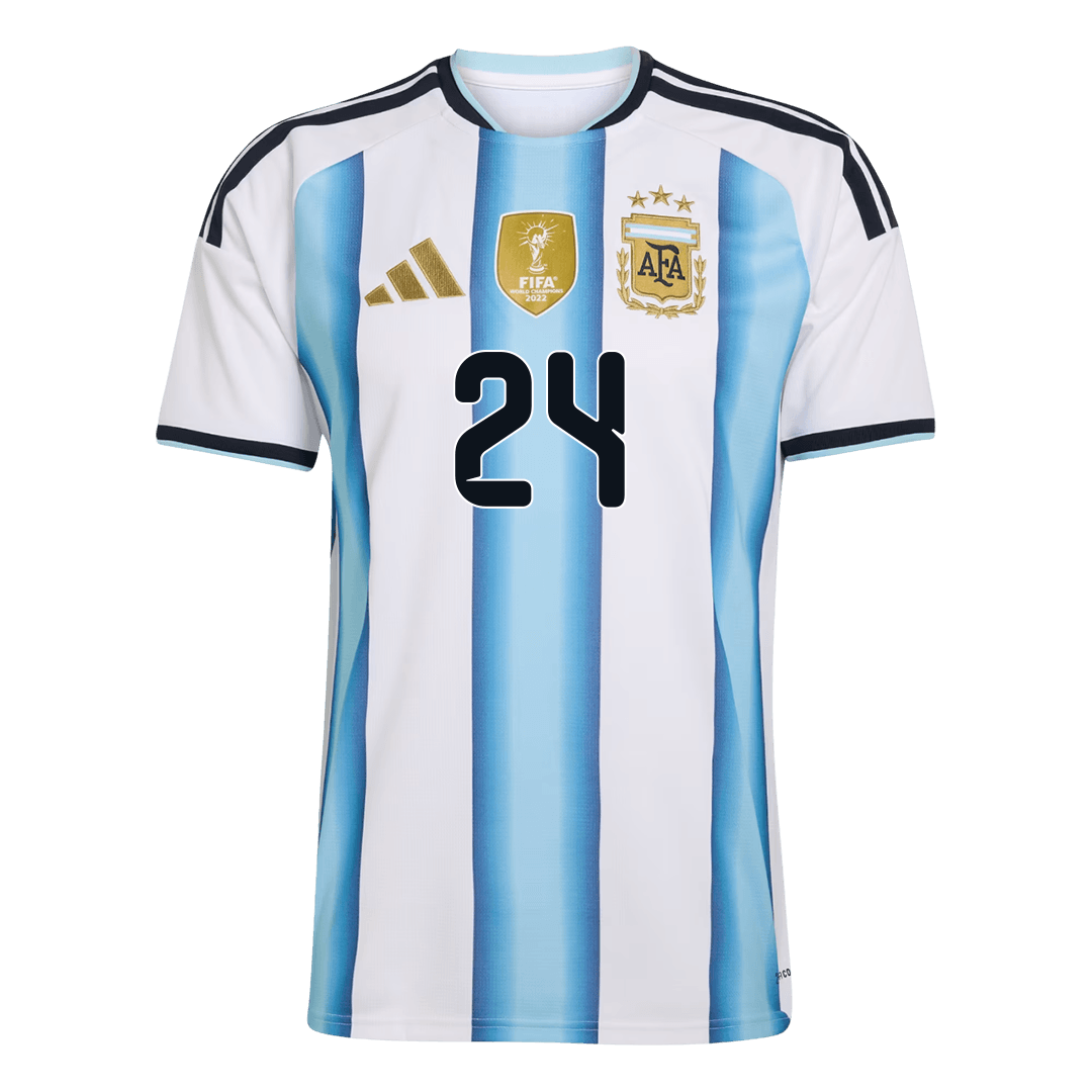 E. FERNÁNDEZ #24 Argentina Home Soccer Jersey 2026