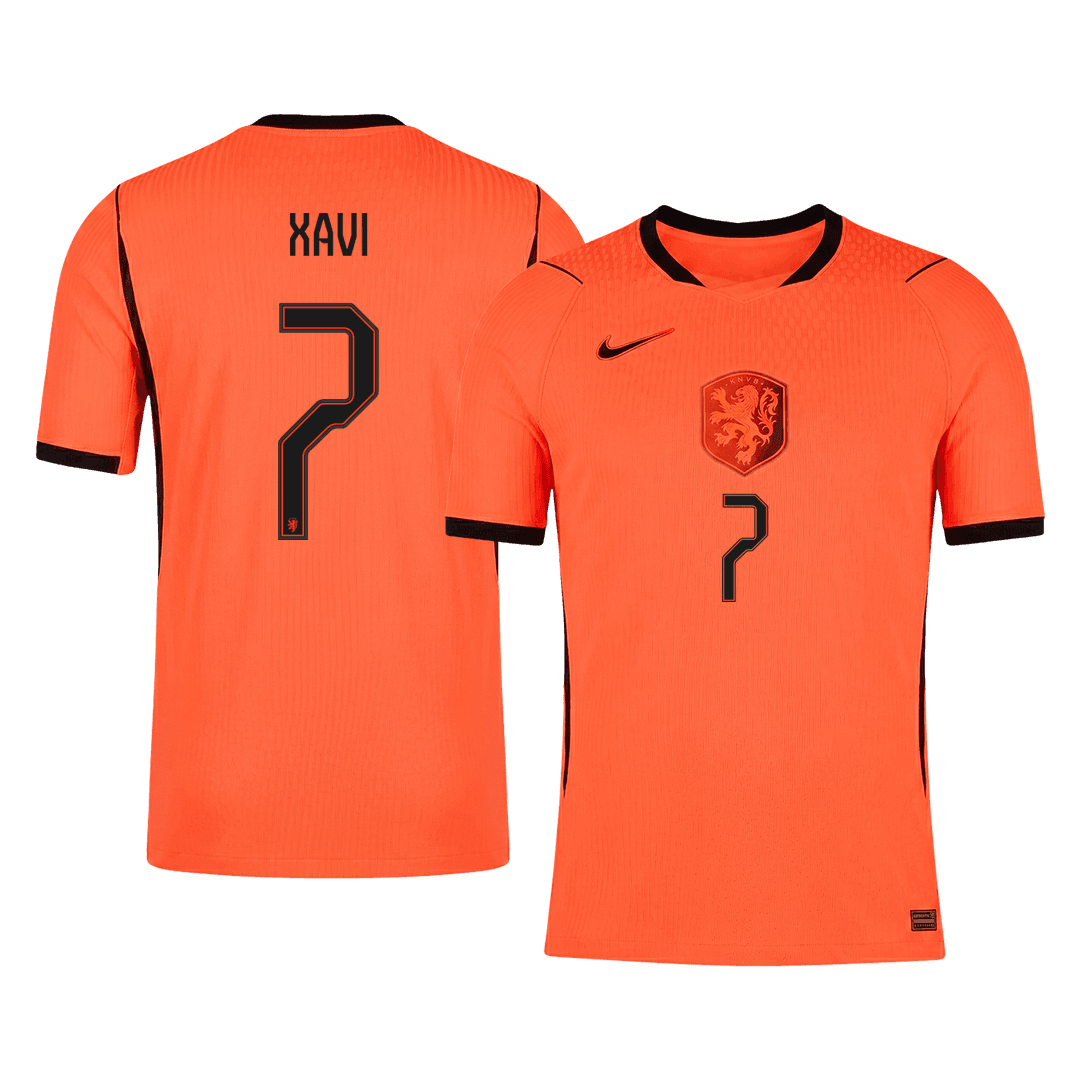 XAVI #7 Netherlands Home Soccer Jersey 2026 Player Version