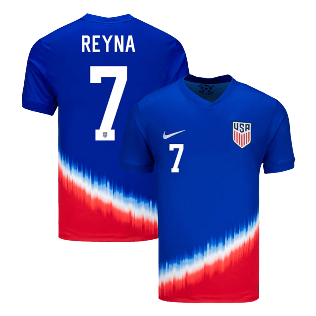 REYNA #7 USA Away 2024 Copa America Cup Jersey