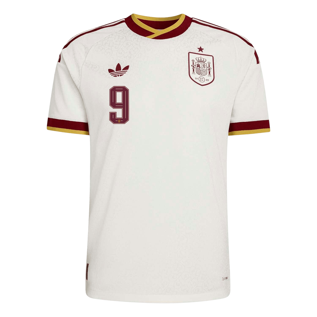 GAVI #9 Spain Away Soccer Jersey 2026 Player Version