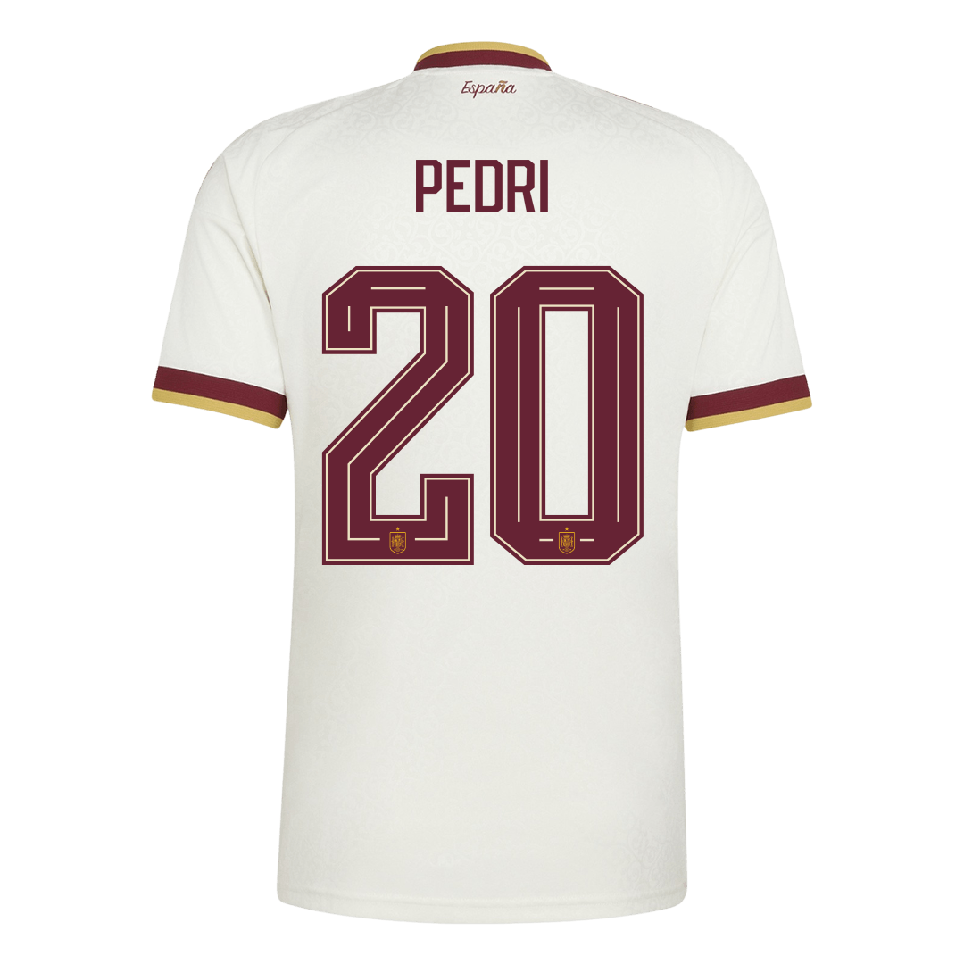 PEDRI #20 Spain Away Soccer Jersey 2026