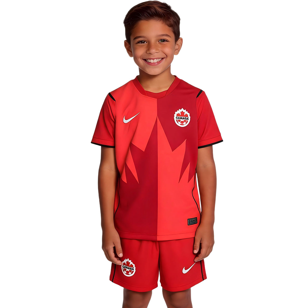 Kids Canada Home Soccer Kit 2026 World Cup Jersey