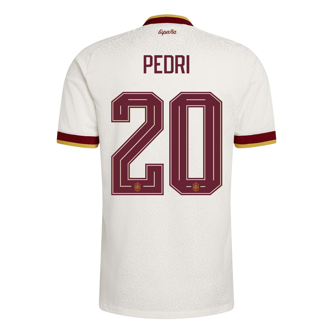 PEDRI #20 Spain Away Soccer Jersey 2026 Player Version