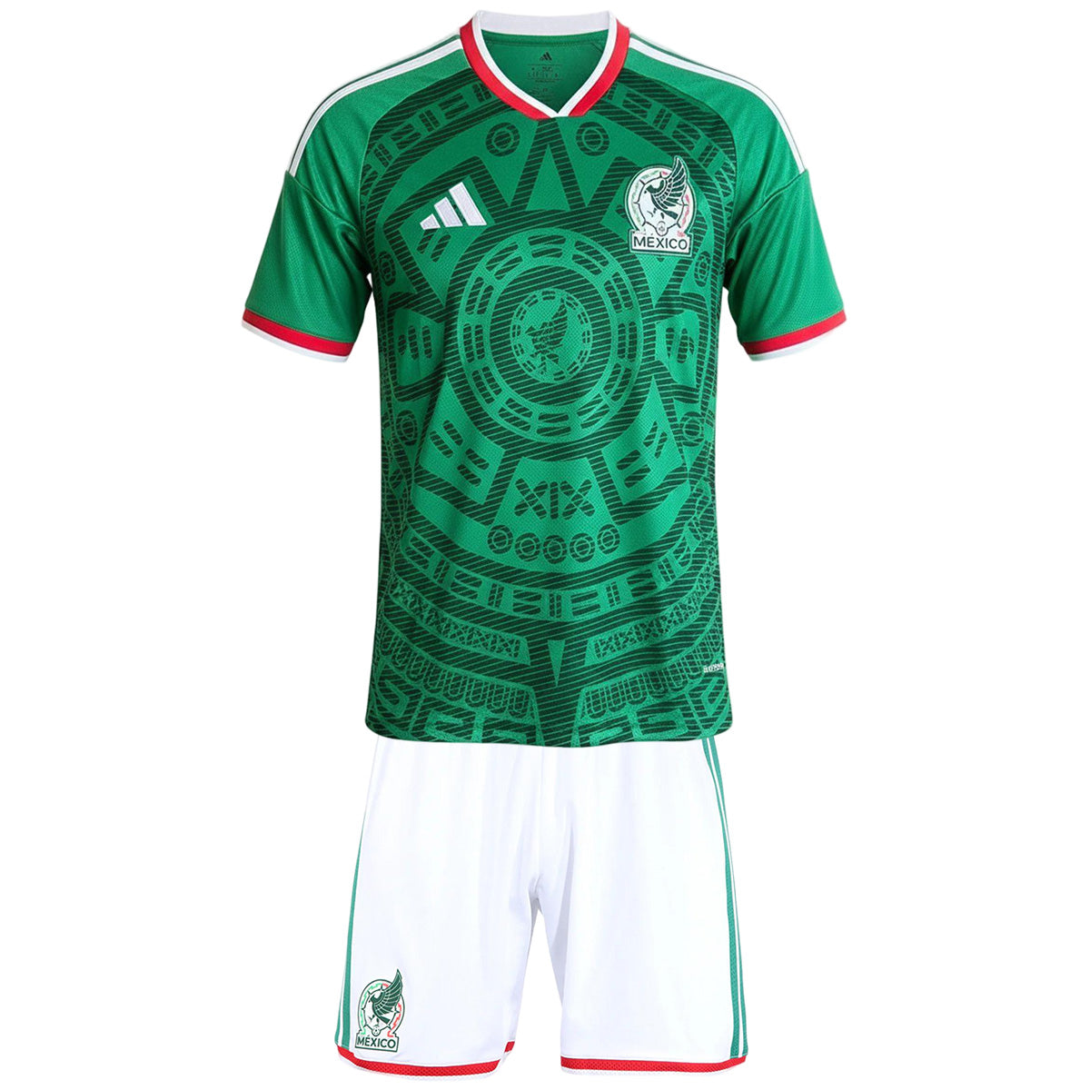 Kids Mexico Home Soccer Kit 2026 World Cup Jersey