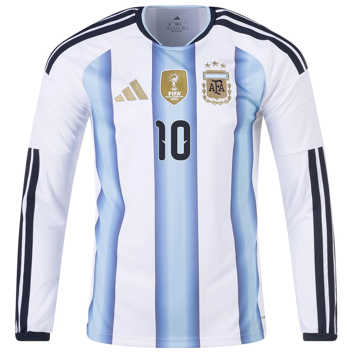 Messi #10 Argentina Home Long Sleeve 2026 World Cup Jersey