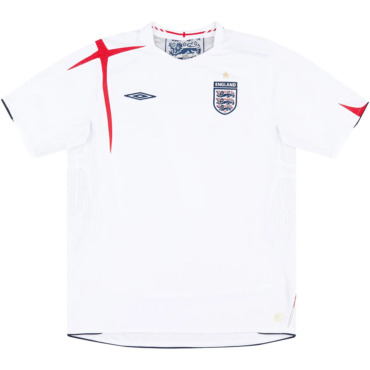 Lampard #8 Retro England Home Jersey World Cup 2006