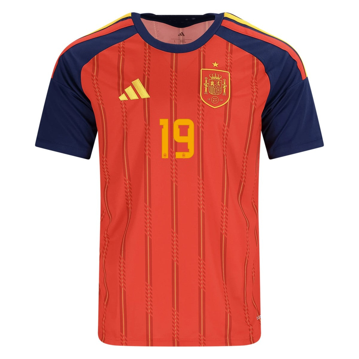 Lamine Yamal #19 Spain Home 2026 World Cup Jersey