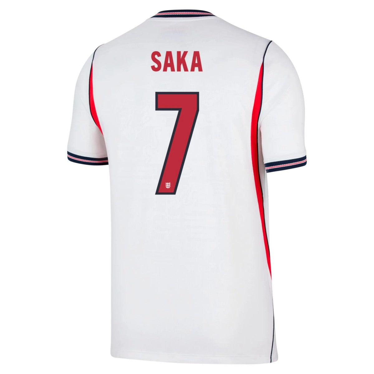 Saka #7 England Home 2026 World Cup Jersey