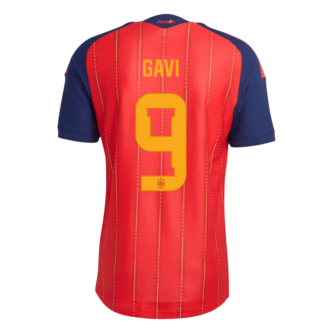 GAVI #9 Spain Home Soccer Jersey 2026 Player Version
