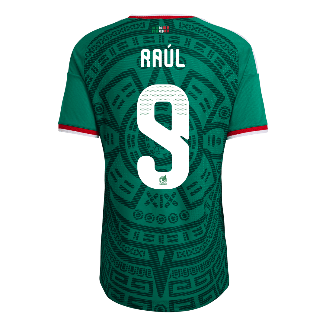 Raúl #9 Mexico Home Soccer Jersey 2026 Player Version