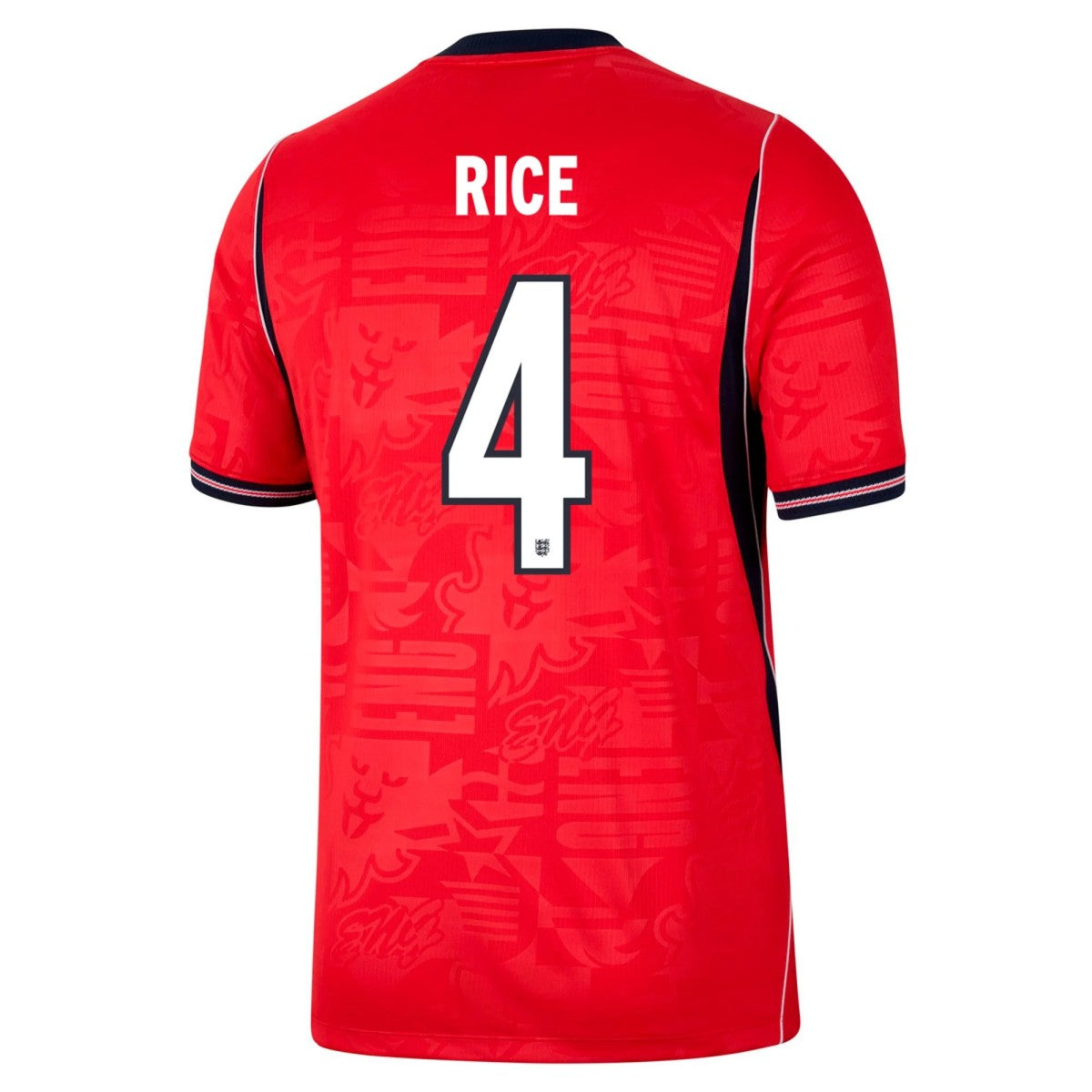 Rice #4 England Away 2026 World Cup Jersey