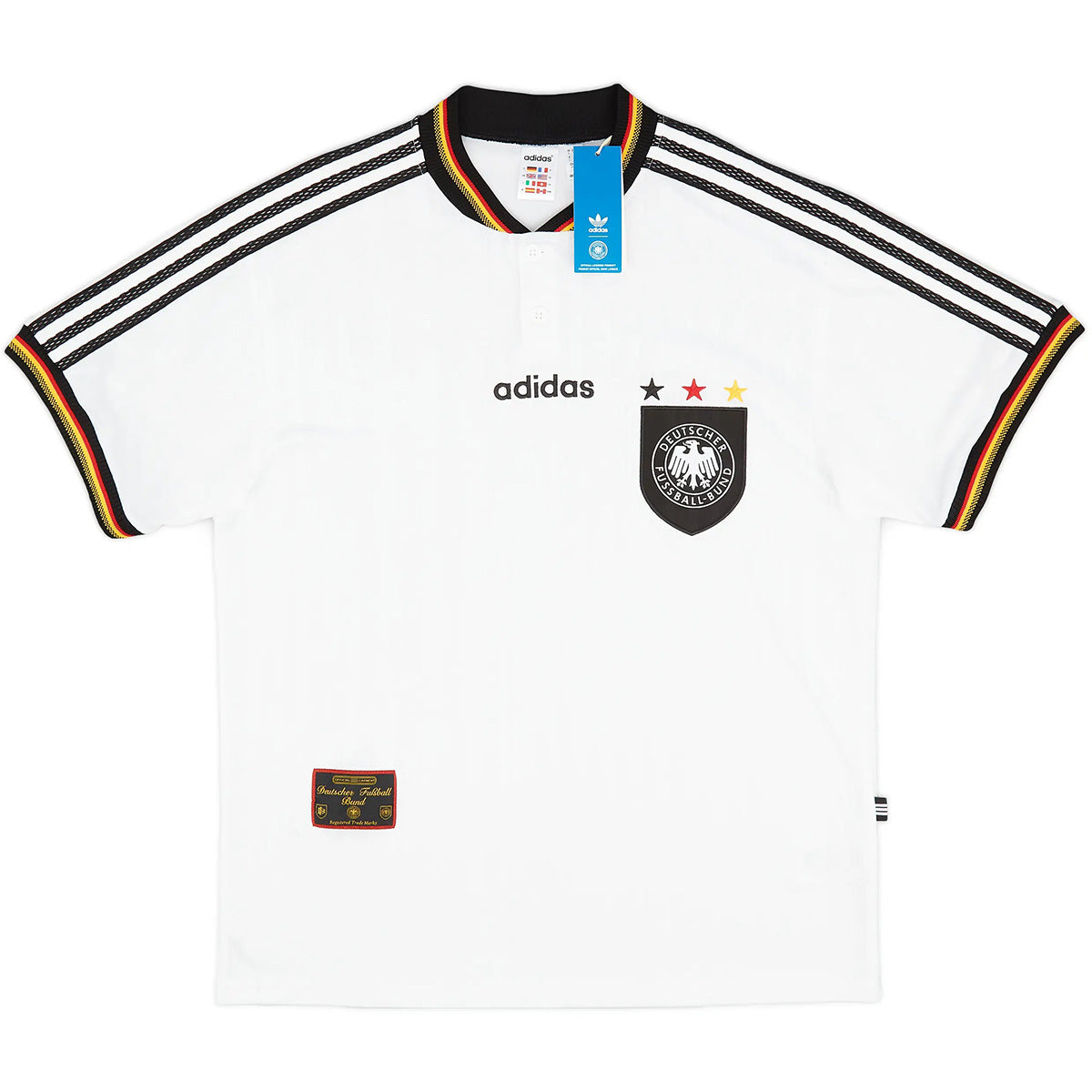 Retro Germany Home Jersey 1996 Euro Cup Jersey