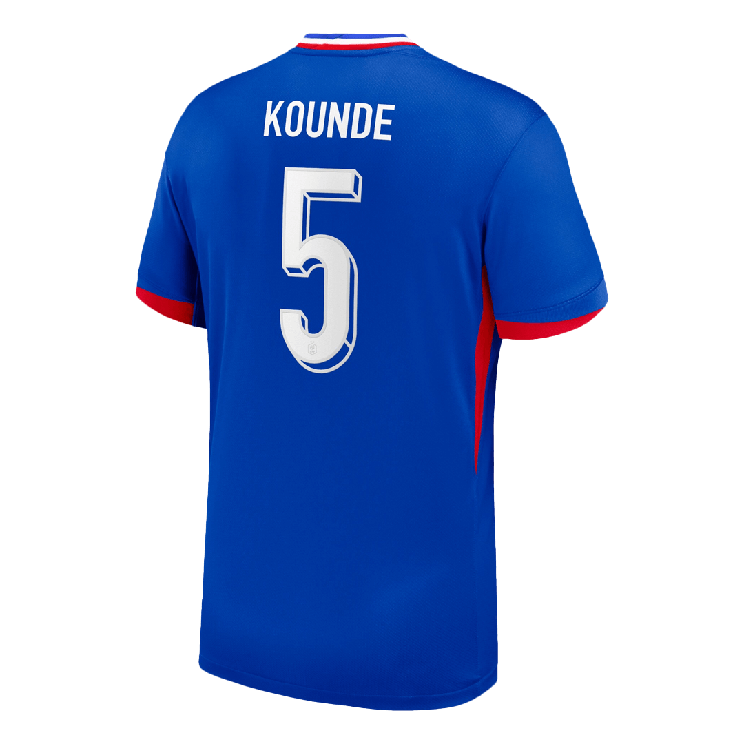 KOUNDE #5 France Home Soccer Jersey