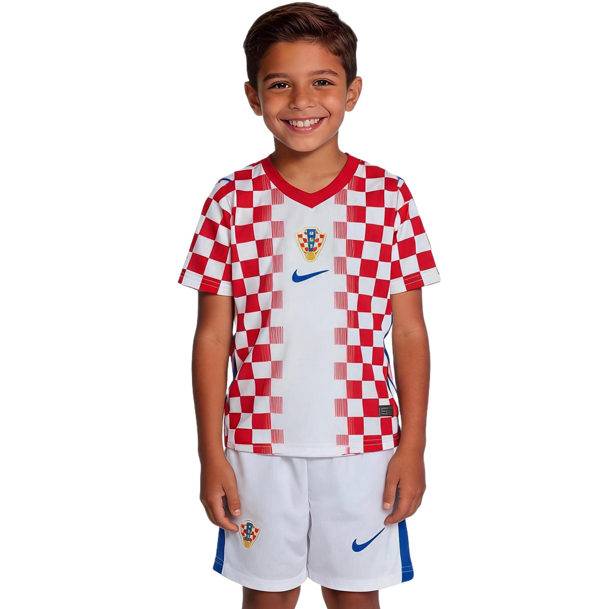 Kids Croatia Home Soccer Kit 2026 World Cup Jersey