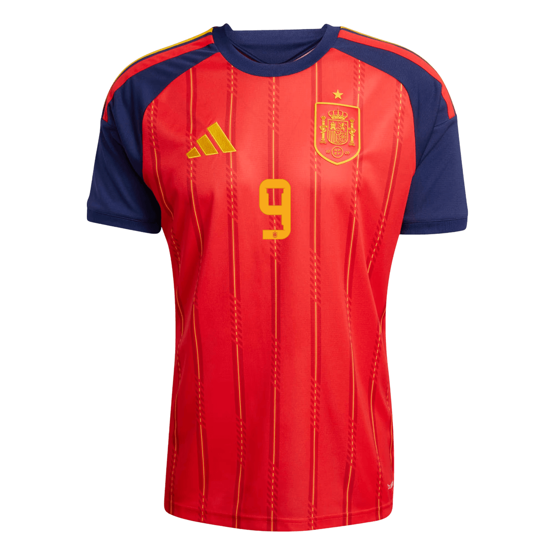 GAVI #9 Spain Home Soccer Jersey 2026