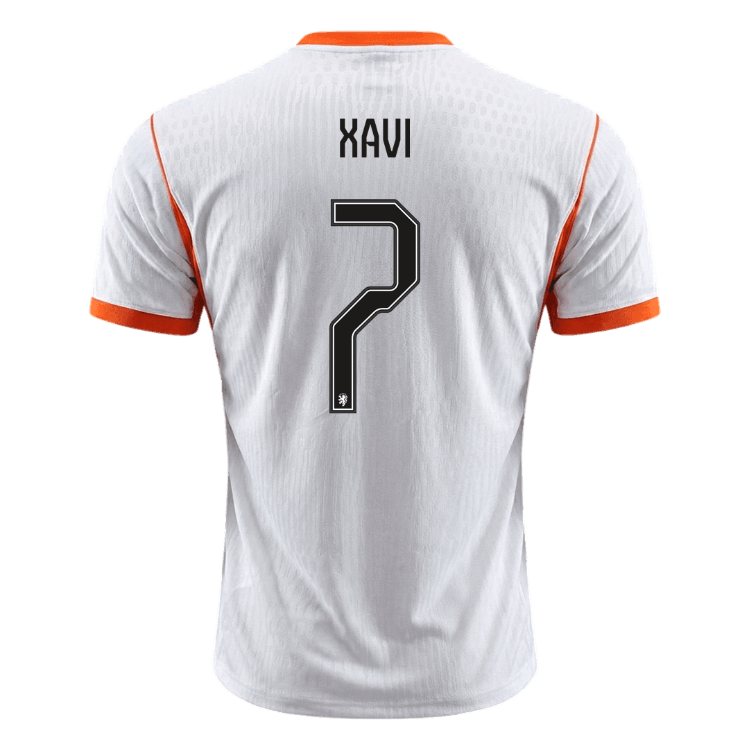 XAVI #7 Netherlands Away Soccer Jersey 2026 Player Version