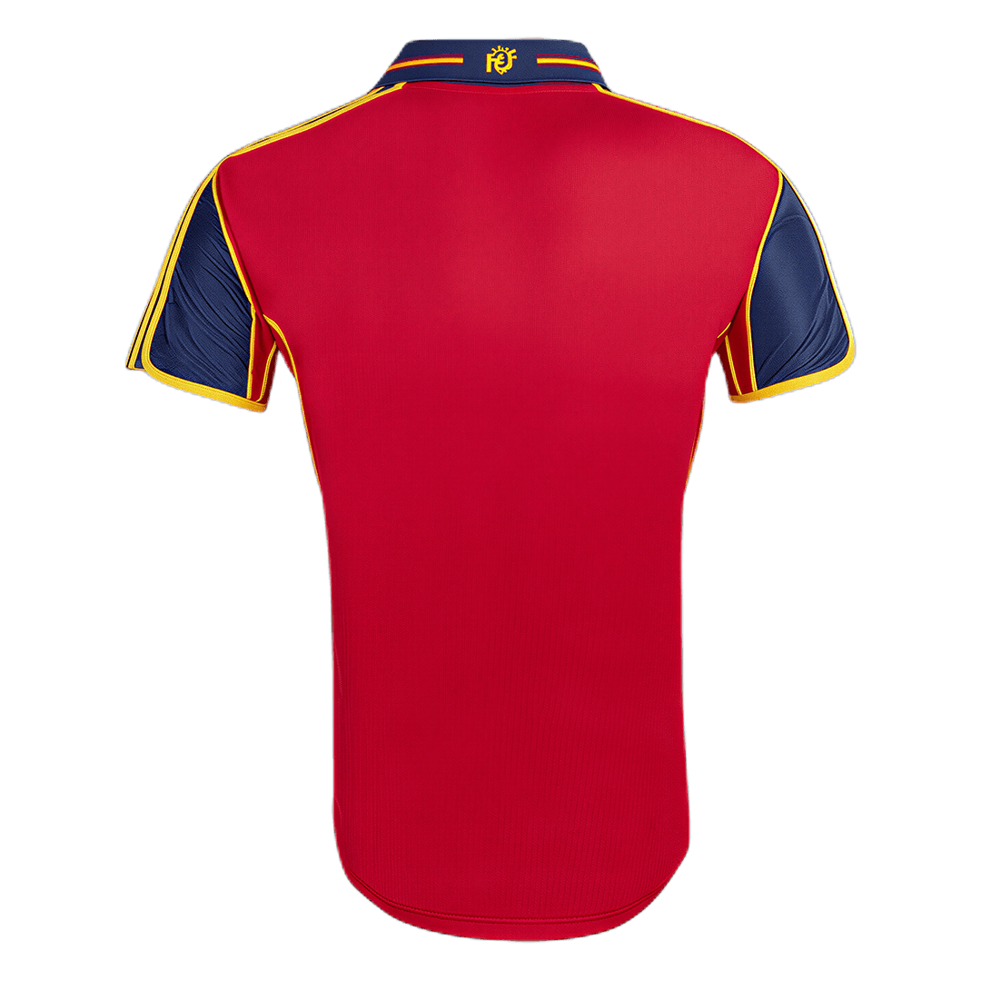 Retro 2000 Spain Home Soccer Jersey
