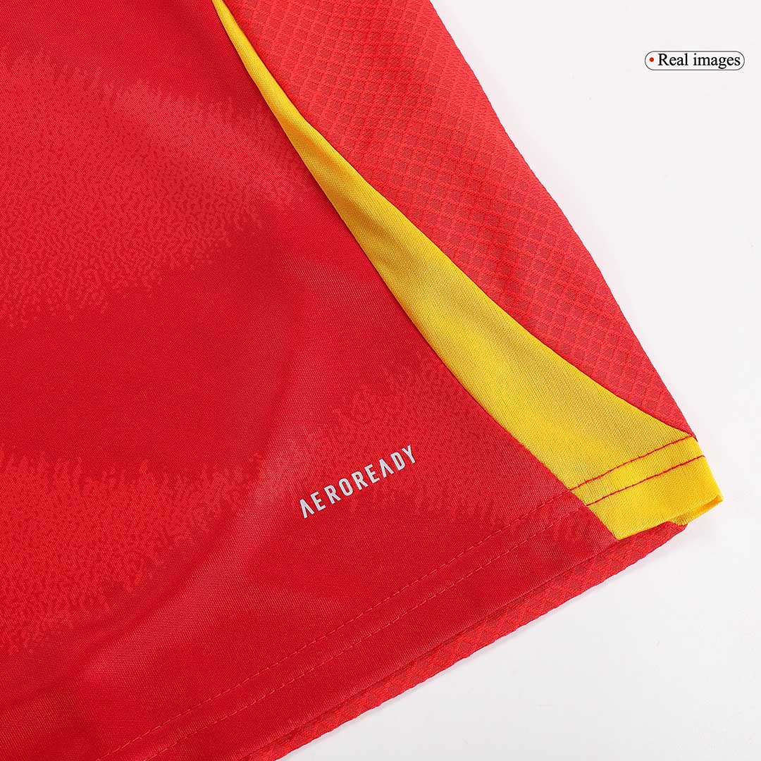 Kids Spain Home Soccer Kit 2024 Euro Cup Jersey
