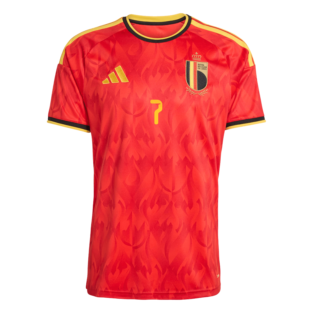 DE BRUYNE #7 Belgium Home Soccer Jersey 2026
