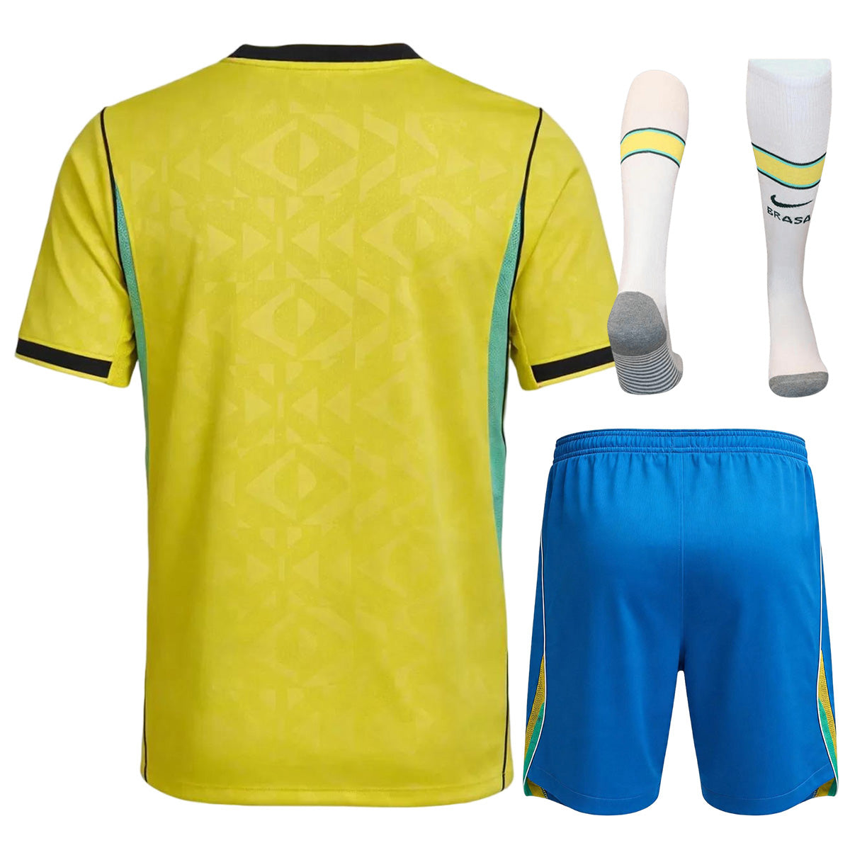 Brazil Home Full Soccer Kit 2026 World Cup Jersey