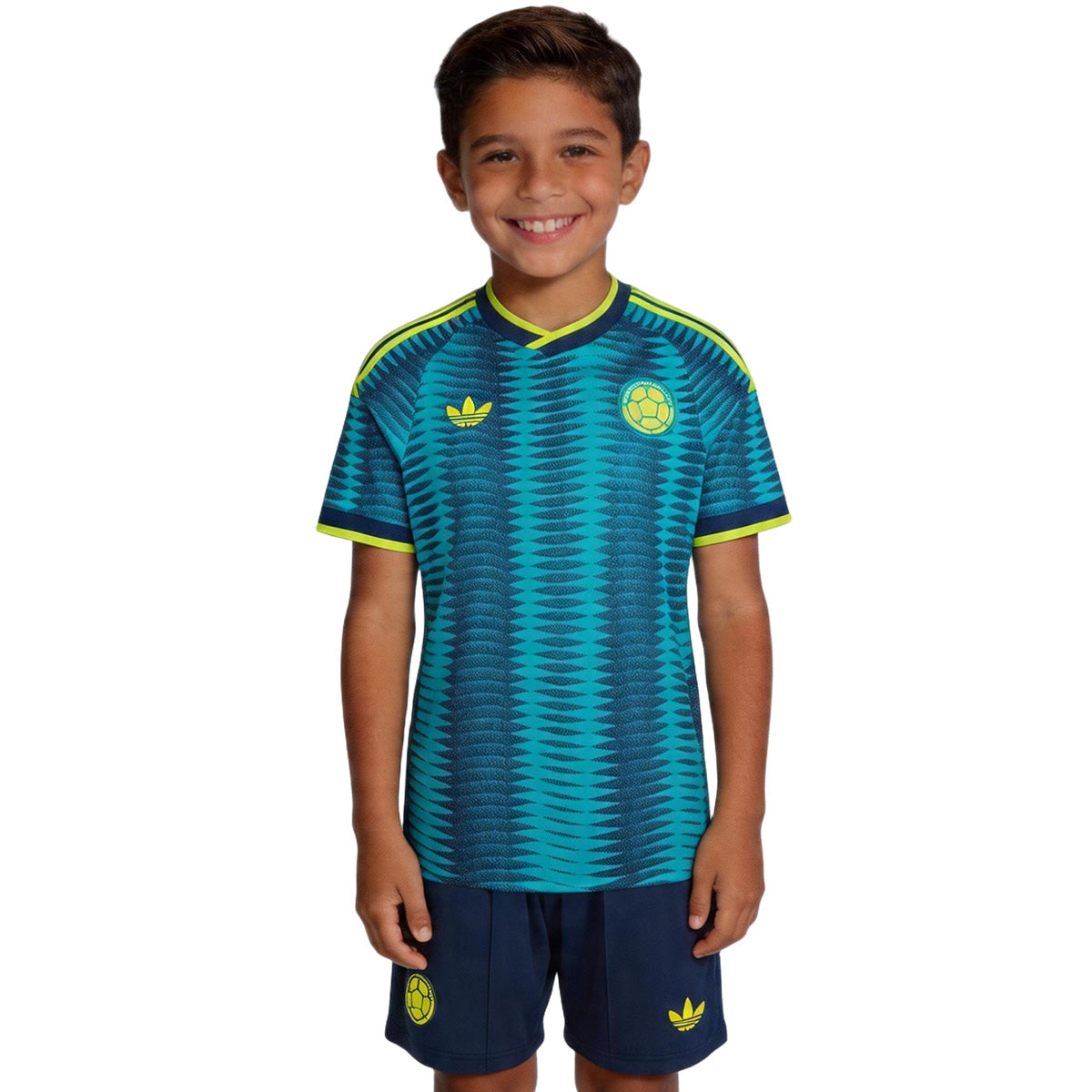 Kids Colombia Away Soccer Kit 2026 World Cup Jersey