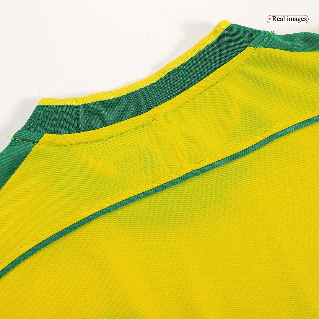 Retro CAFU #2 1998 Brazil Home Soccer Jersey