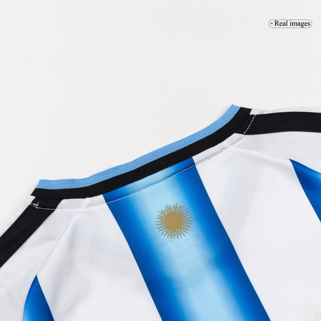 Kids Argentina Home 2026 World Cup Full Soccer Kit