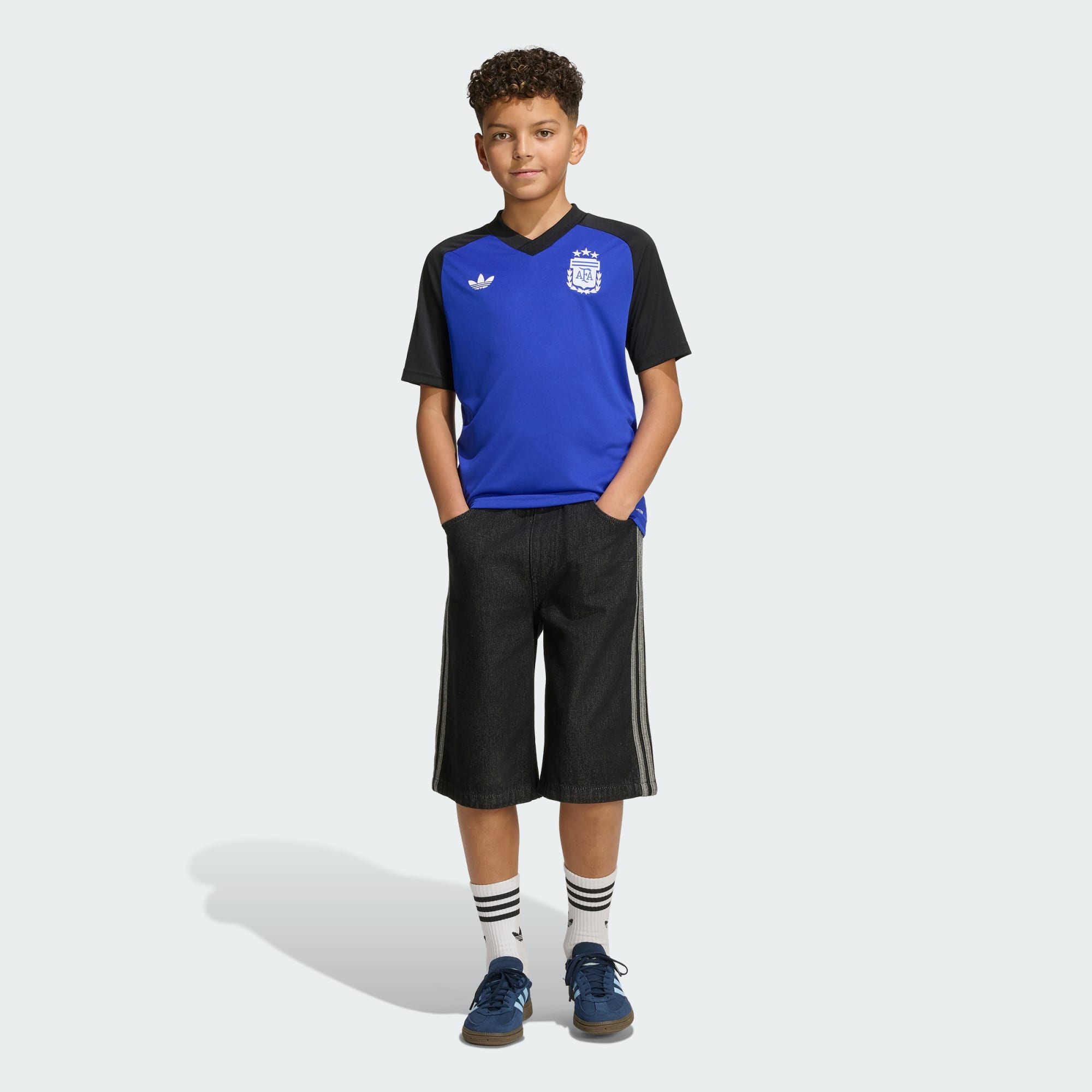 Argentina 26 Away Pre Match Jersey Kids