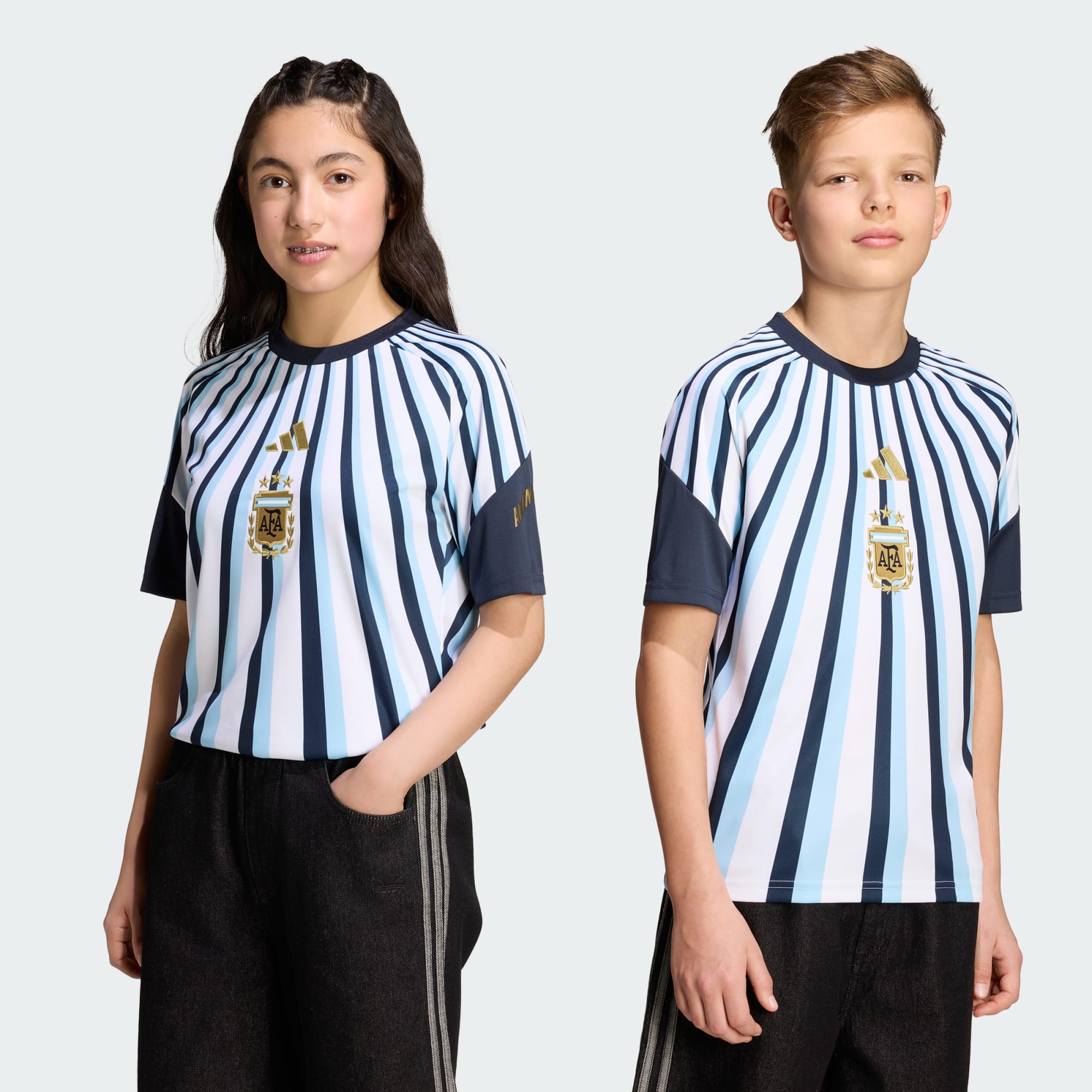 Argentina 26 Home Kids Pre Match Jersey