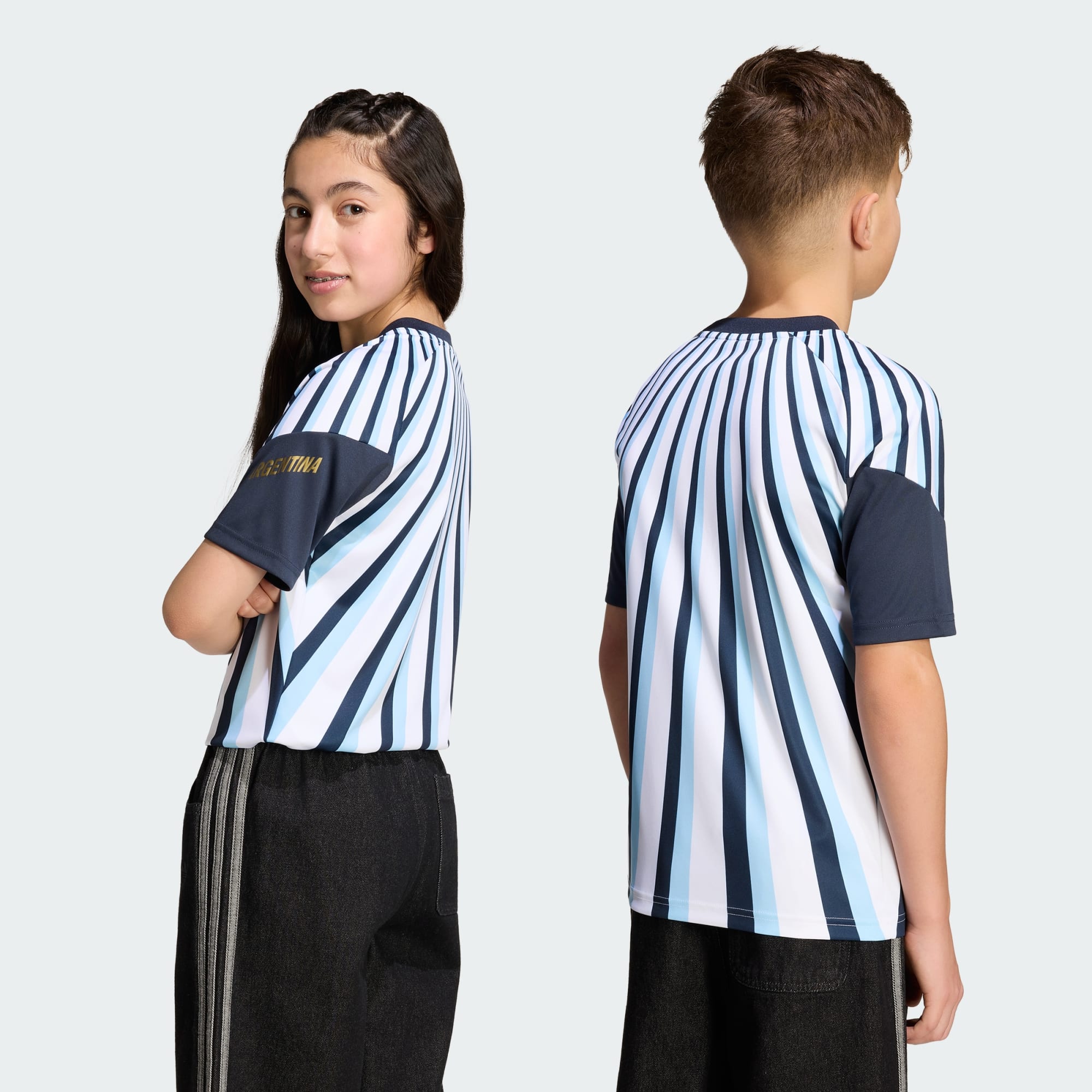 Argentina 26 Home Kids Pre Match Jersey