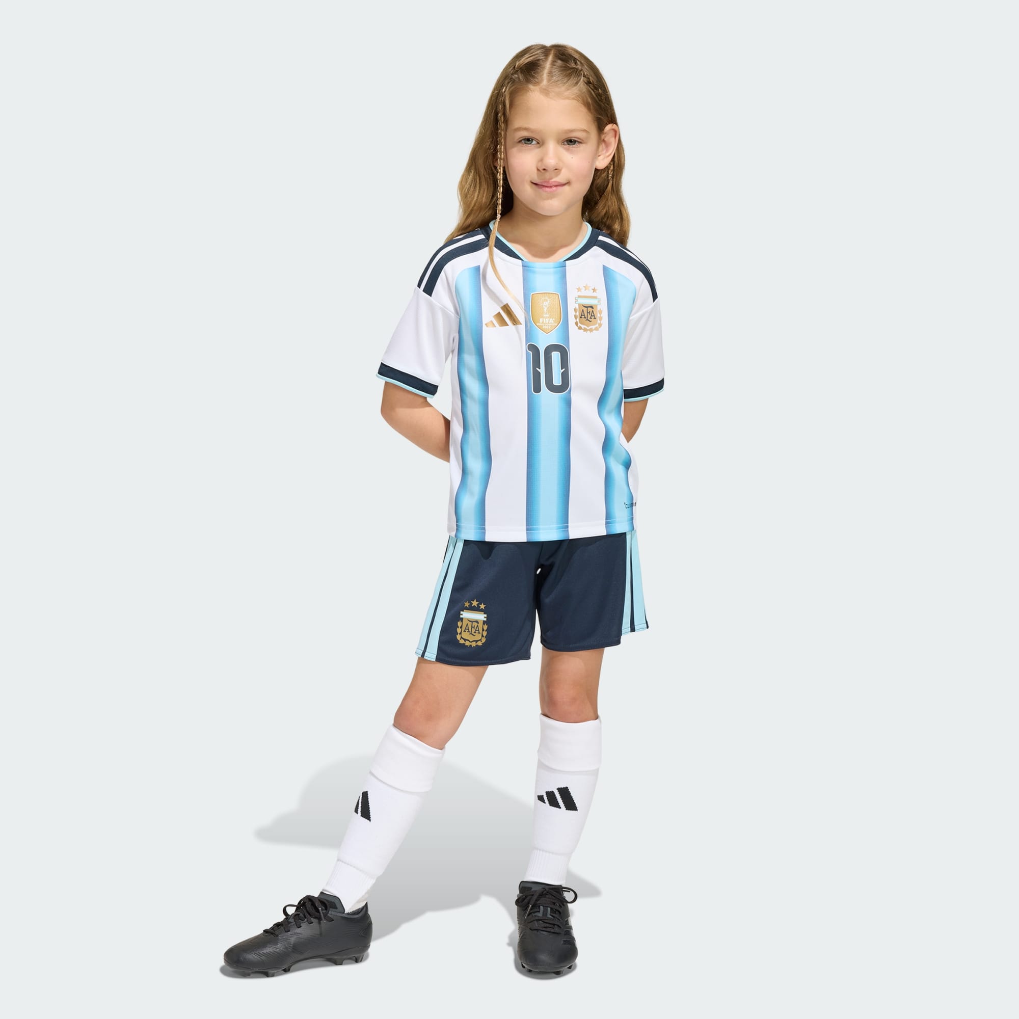 Argentina 26 Messi Home Kids Set