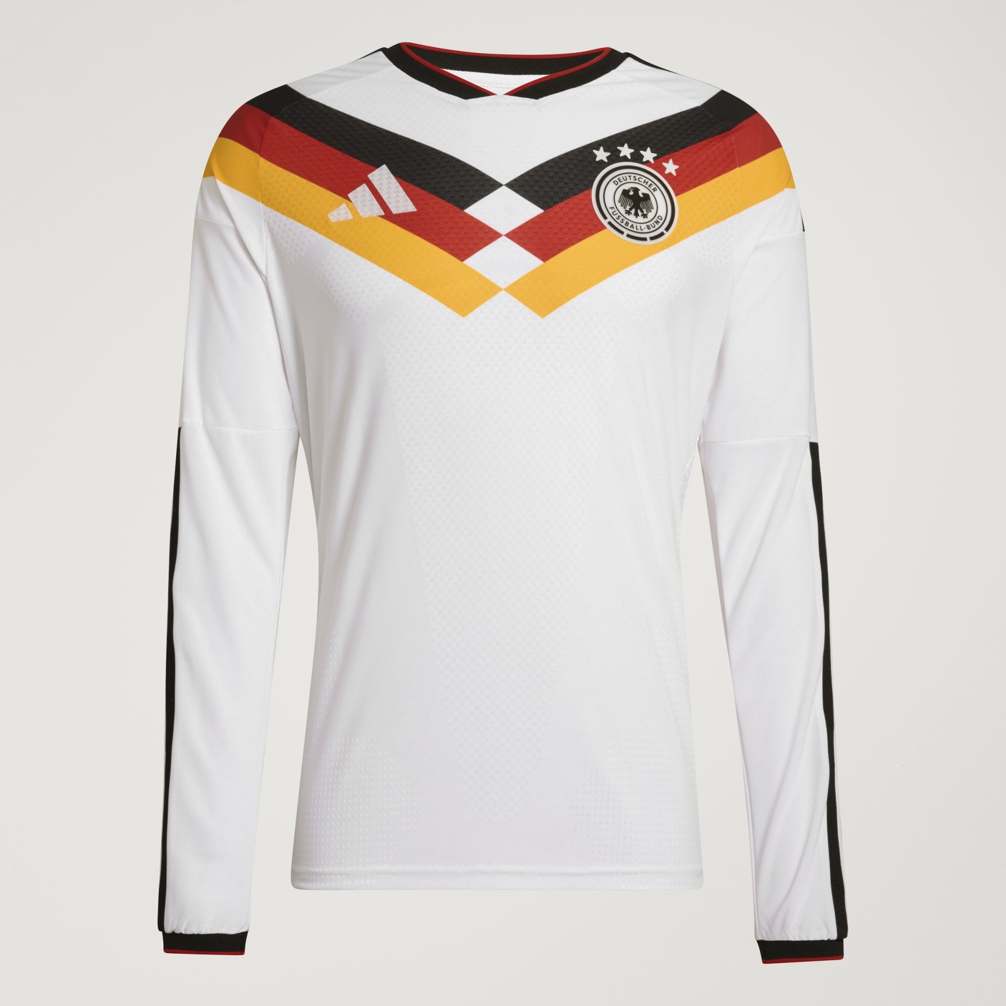 Germany 26 Home Authentic Long Sleeve Jersey