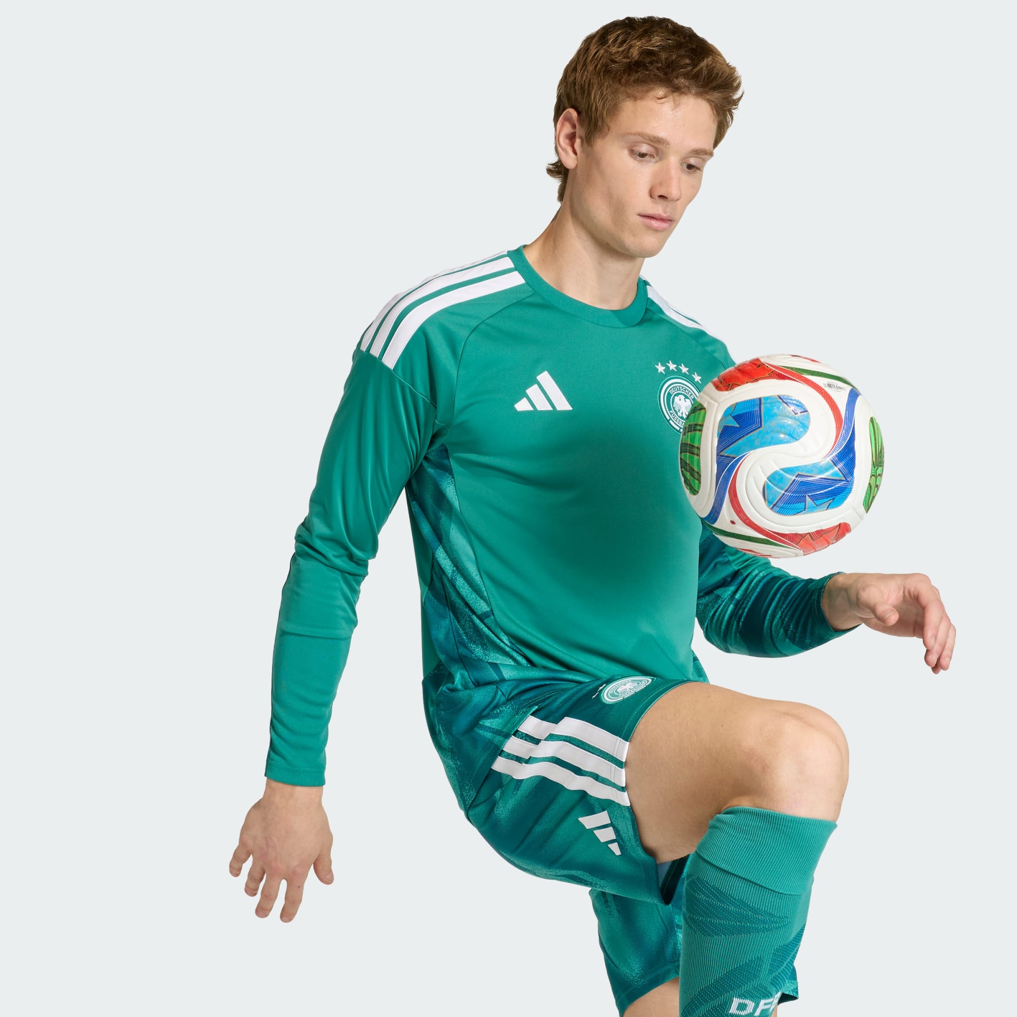 Germany 26 Home Goalkeeper Long Sleeve Jersey