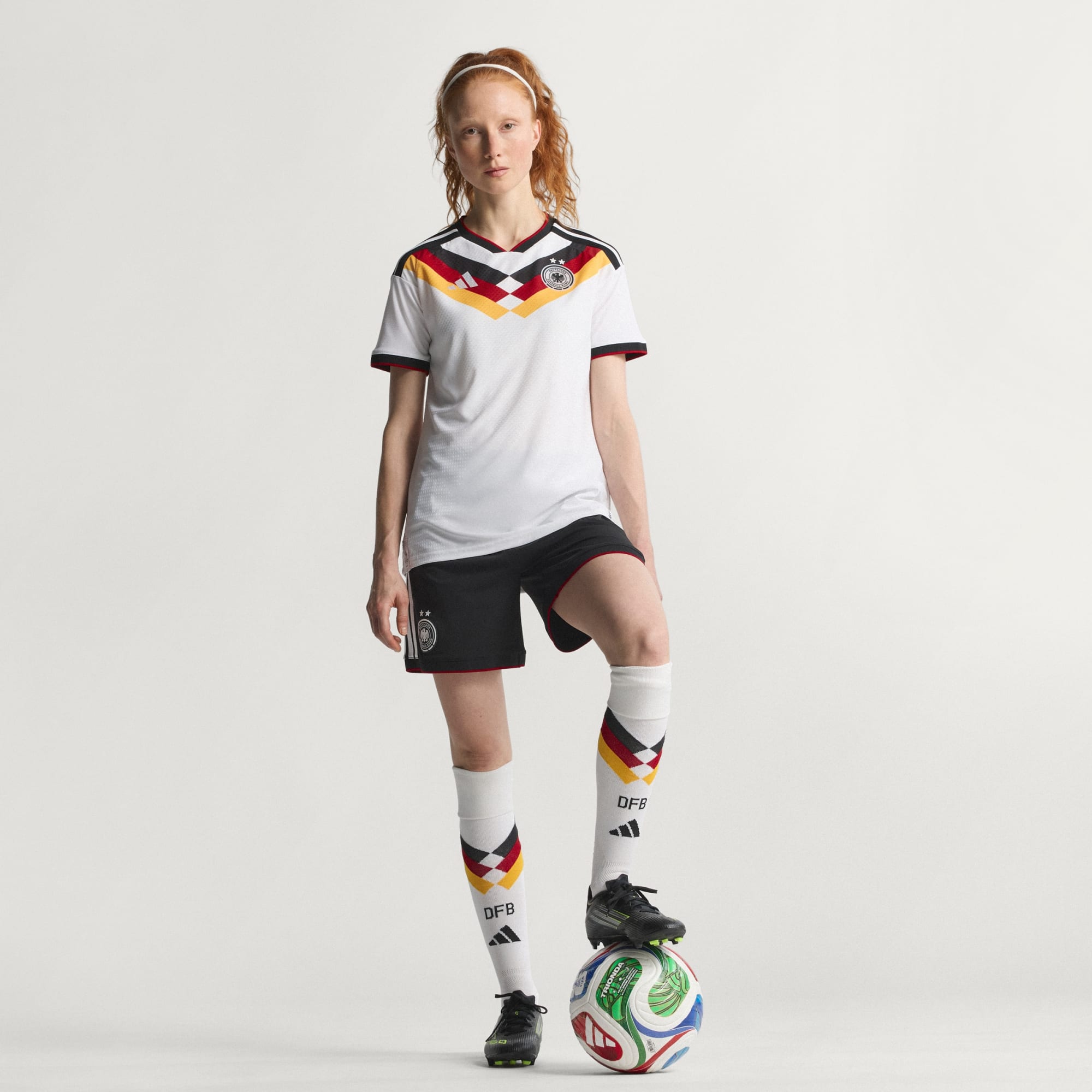 Germany 26 Women's Team Home Authentic Jersey