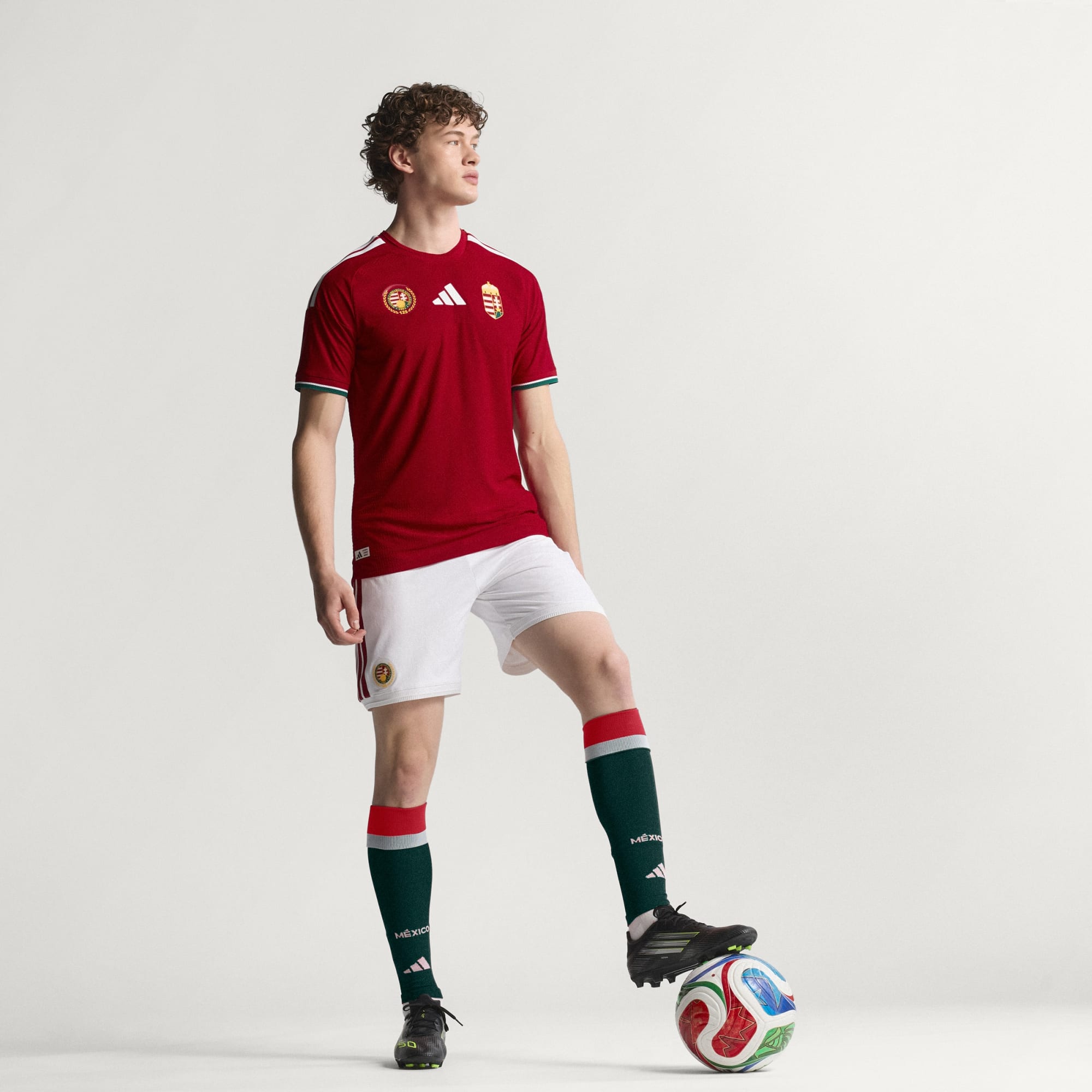 Hungary 26 Home Authentic Jersey