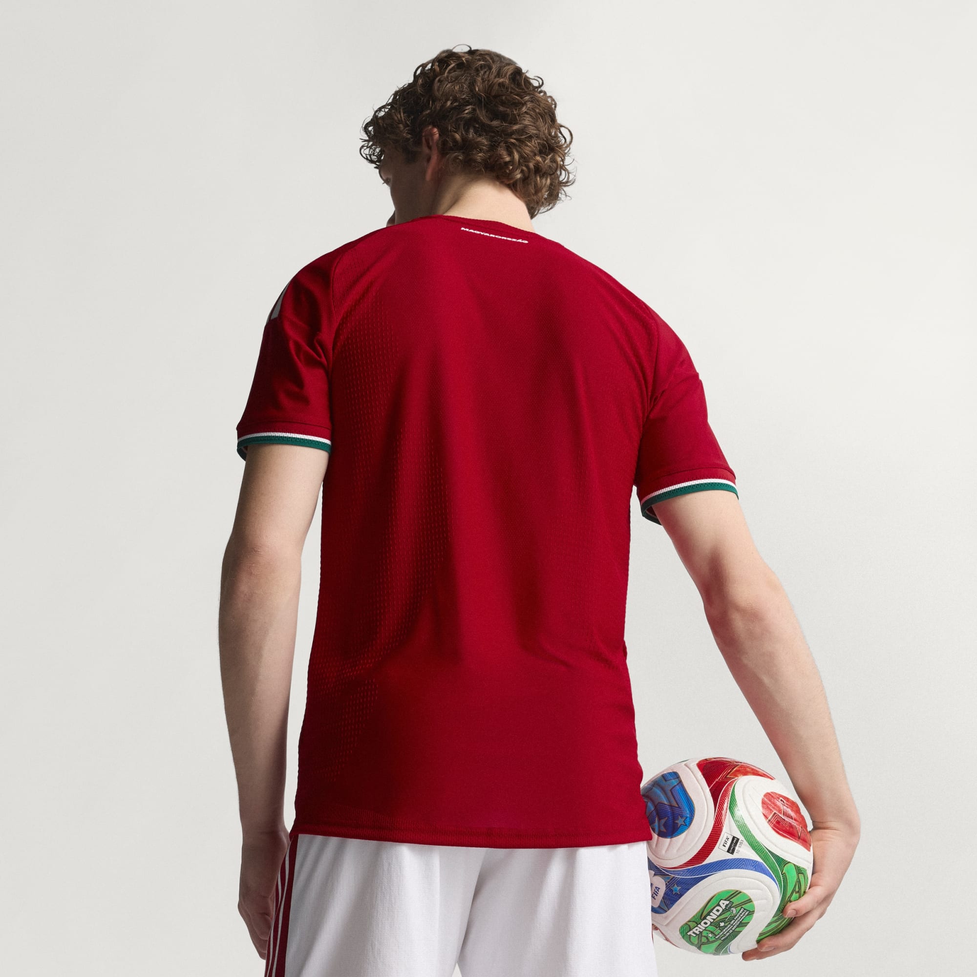 Hungary 26 Home Authentic Jersey