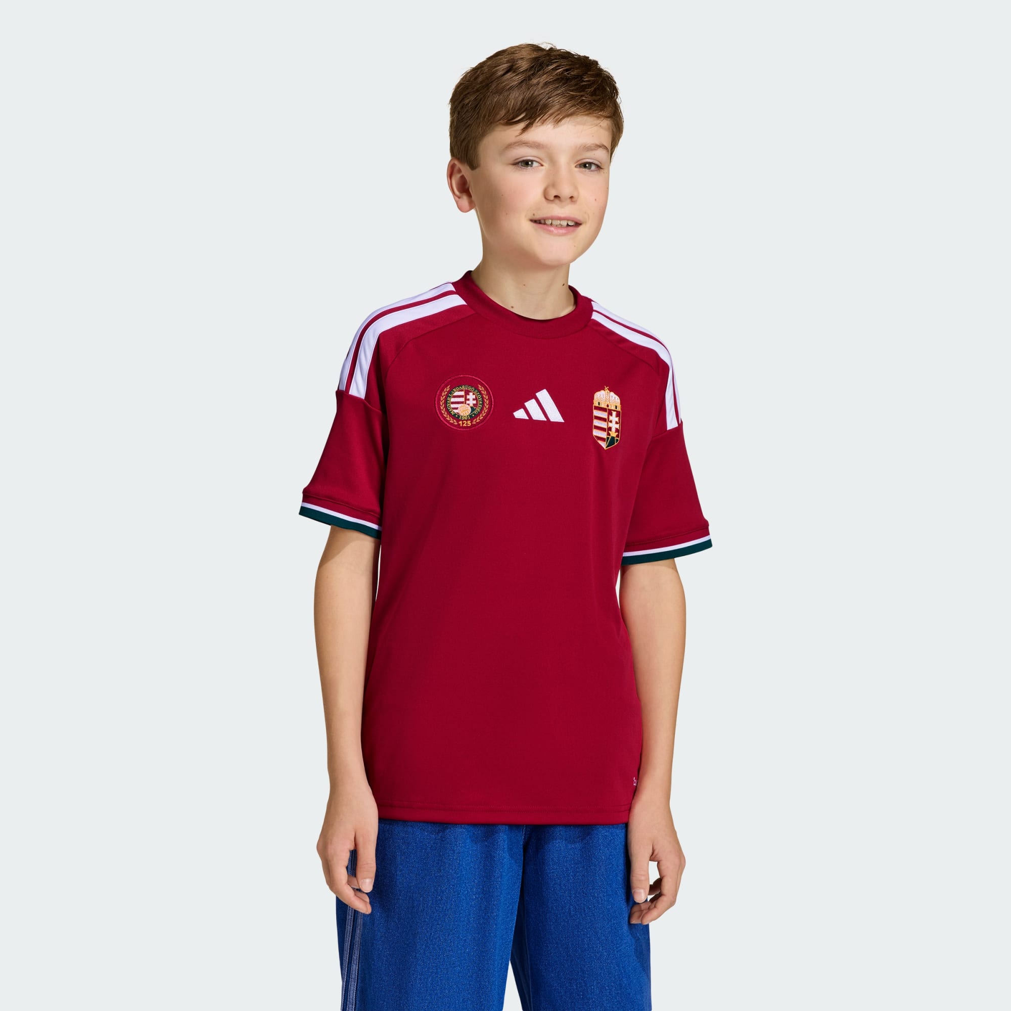 Hungary 26 Home Kids Jersey