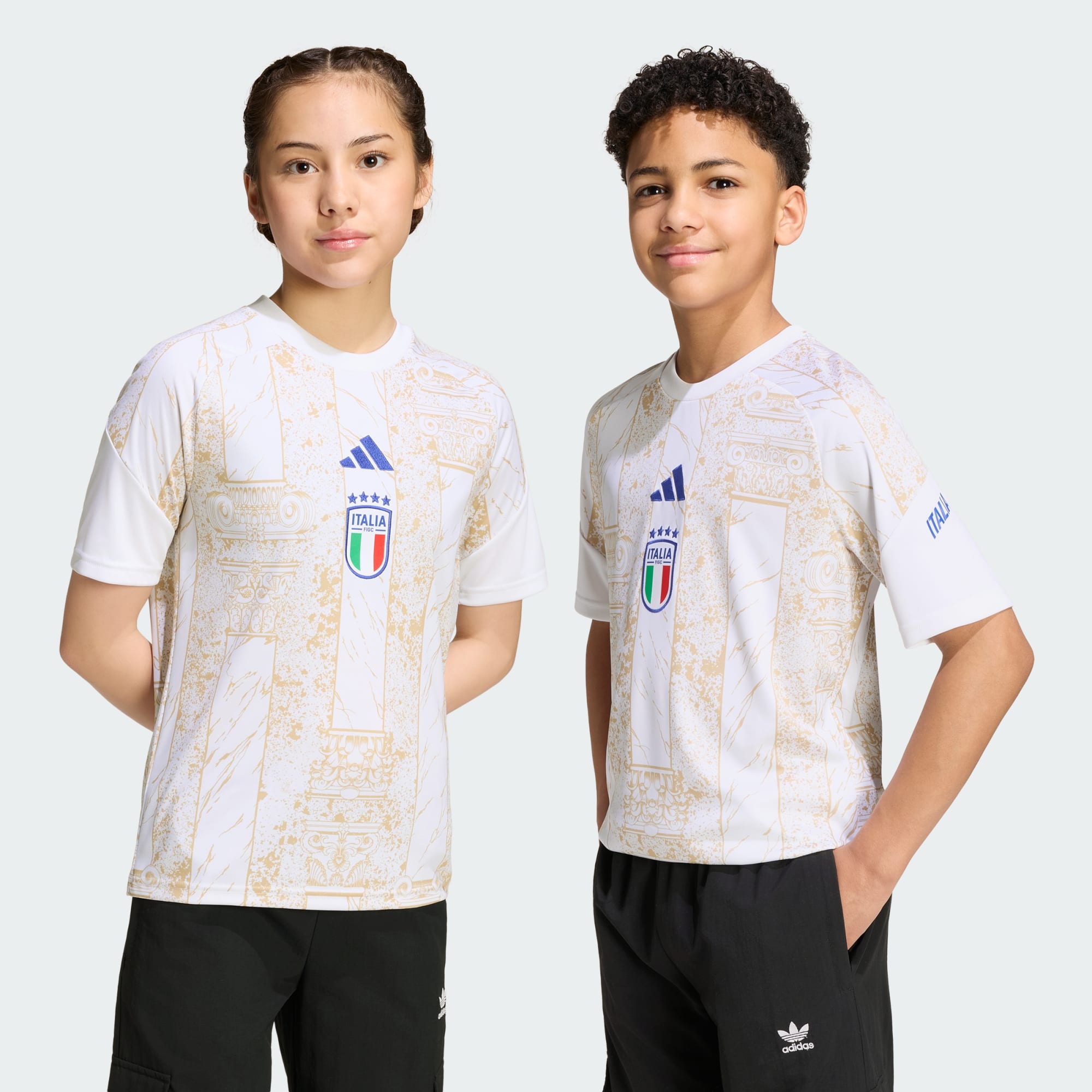 Italy 26 Home Kids Pre-Match Jersey