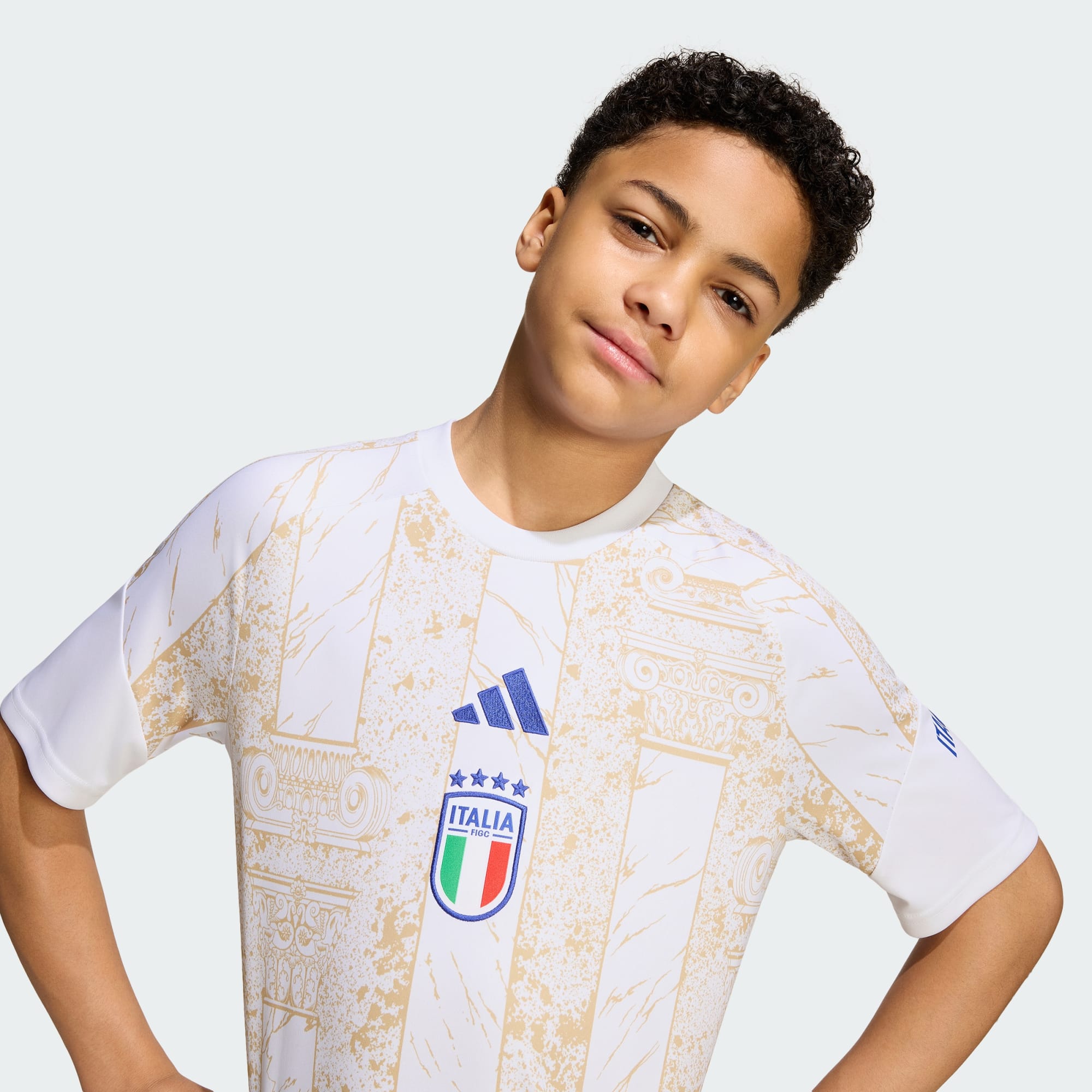 Italy 26 Home Kids Pre-Match Jersey